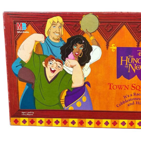 VTG 1995 Disney The Hunchback of Notre Dame Town Square Board Game 100% COMPLETE - Picture 2 of 16